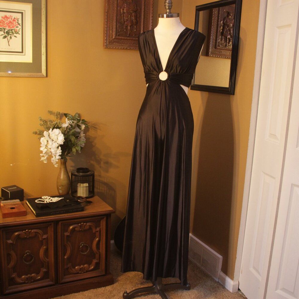 Express Cut-Out Sleek Stretchy Jumpsuit